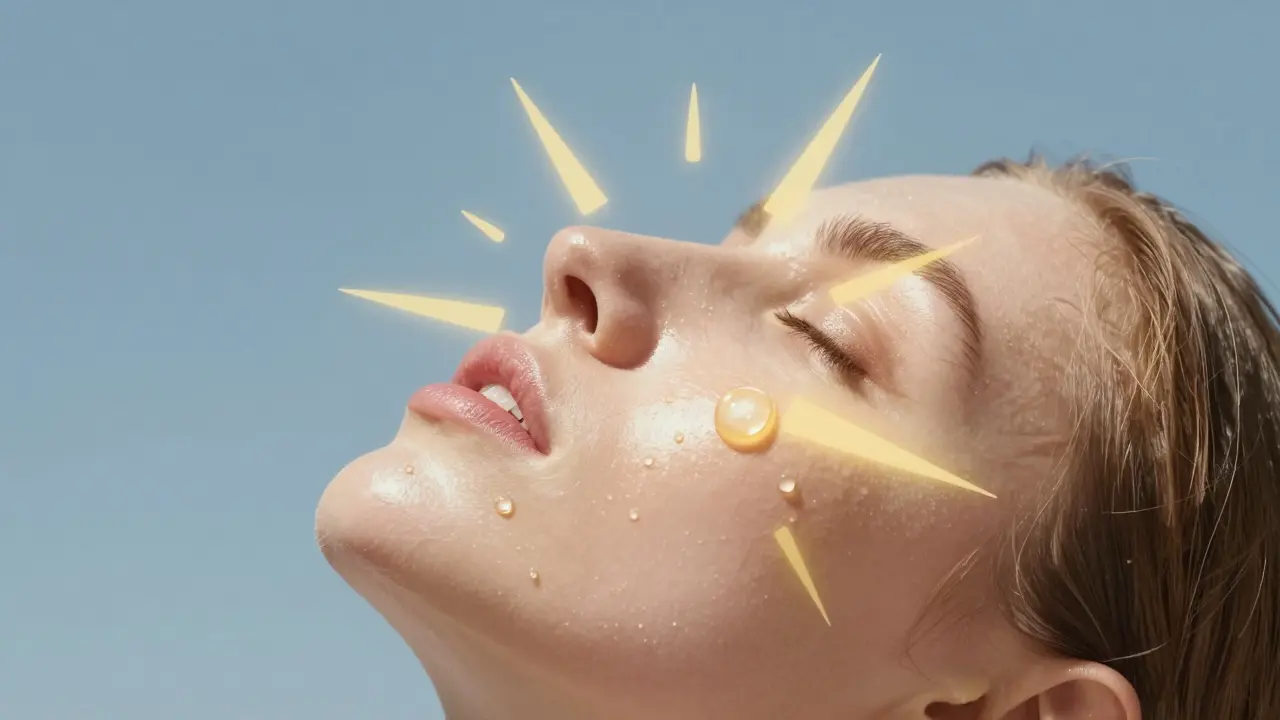 Ochrana kůže po peelingu pomocí SPF 50 a hyaluronového sérumu