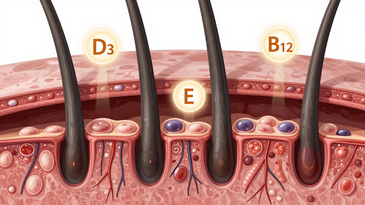 Co prospívá vlasům? Nejúčinnější vitamíny a látky pro silnější a zdravější vlasy