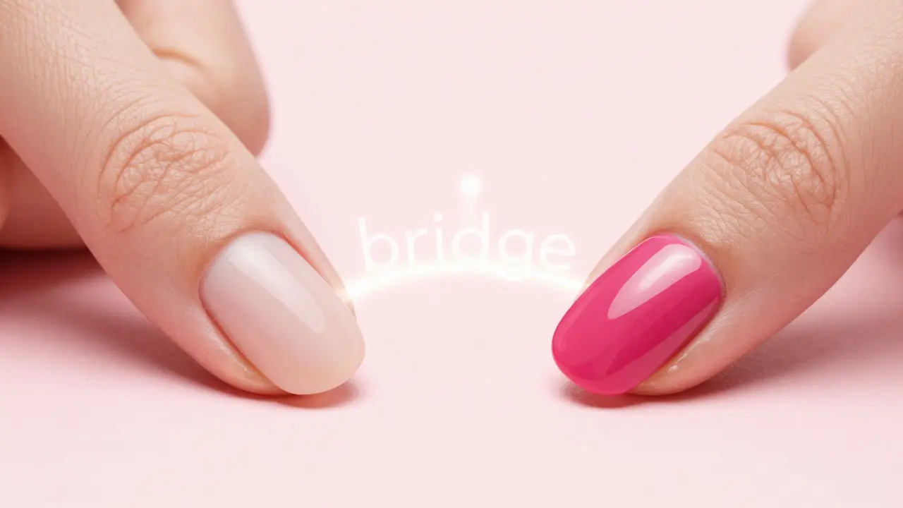 Koncept čistého nehtu a dokonale naneseného laku.