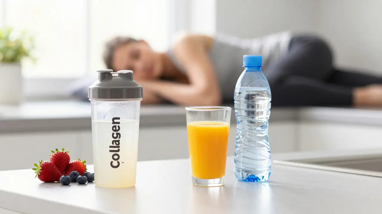 Zdravý životní styl: hydratace, ovoce a odpočinek pro kolagen