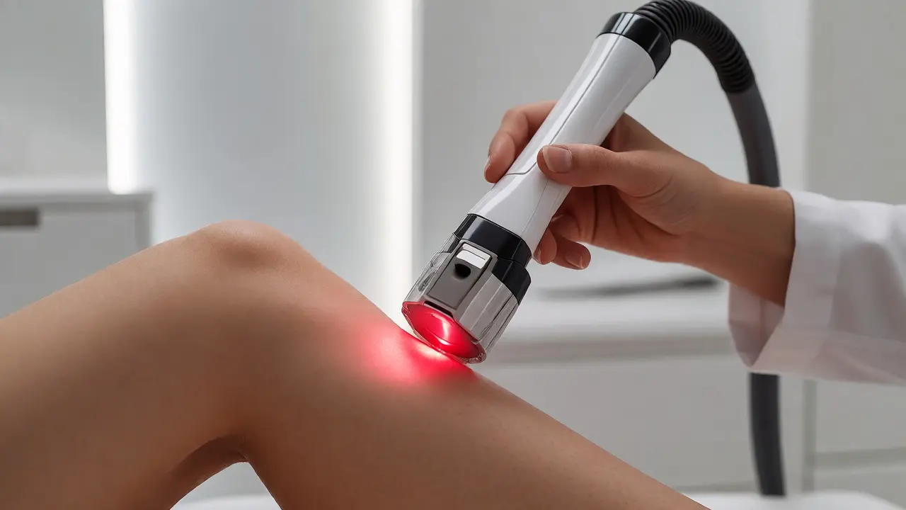 Laserová epilace nohy v moderní estetické klinice